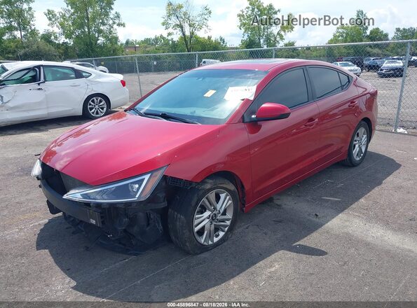 KMHD84LF8LU944574 2020 HYUNDAI ELANTRA Red Front left