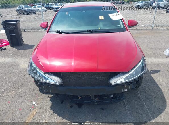 KMHD84LF8LU944574 2020 HYUNDAI ELANTRA Red Front view
