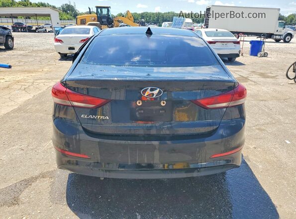 KMHD84LF9HU074857 2017 HYUNDAI ELANTRA Black Հետևի տեսք