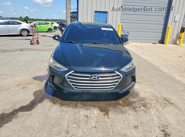 KMHD84LF9HU074857 2017 HYUNDAI ELANTRA Black Դիմացի տեսք