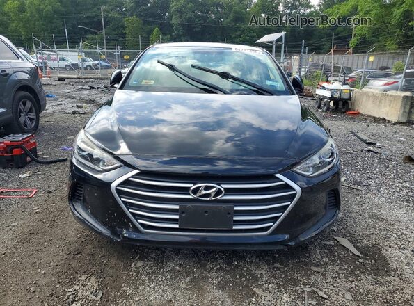 KMHD84LF9HU156507 2017 HYUNDAI ELANTRA Black Դիմացի տեսք
