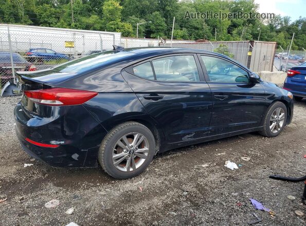 KMHD84LF9HU156507 2017 HYUNDAI ELANTRA Black Հետևի աջ