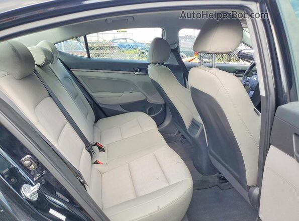 KMHD84LF9HU156507 2017 HYUNDAI ELANTRA Black Հետևի նստատեղերի տեսք