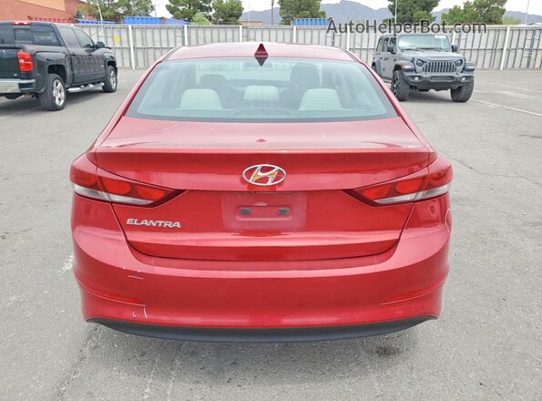 KMHD84LF9HU159309 2017 HYUNDAI ELANTRA Red Vista trasera