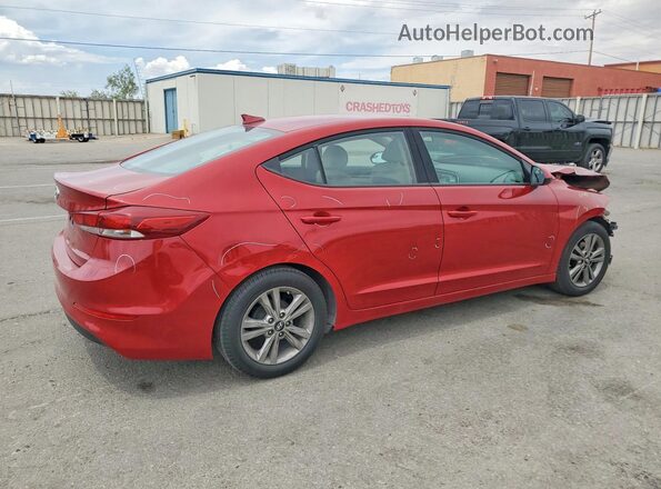 KMHD84LF9HU159309 2017 HYUNDAI ELANTRA Red Trasero derecho