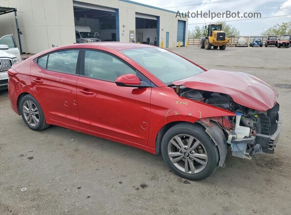 KMHD84LF9HU159309 2017 HYUNDAI ELANTRA Red Delantero derecho