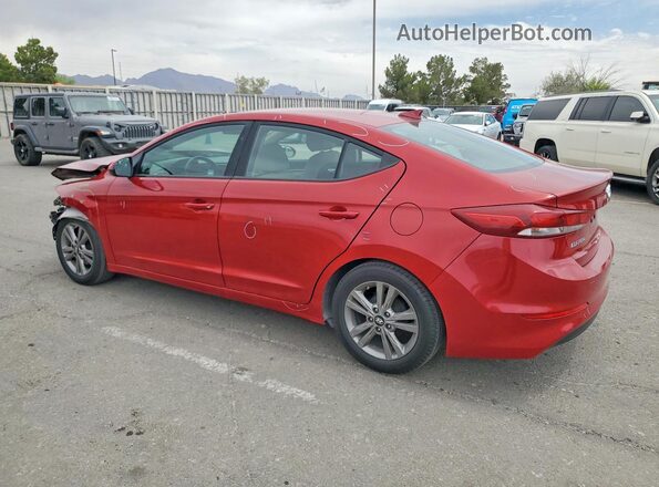 KMHD84LF9HU159309 2017 HYUNDAI ELANTRA Red Trasero izquierdo