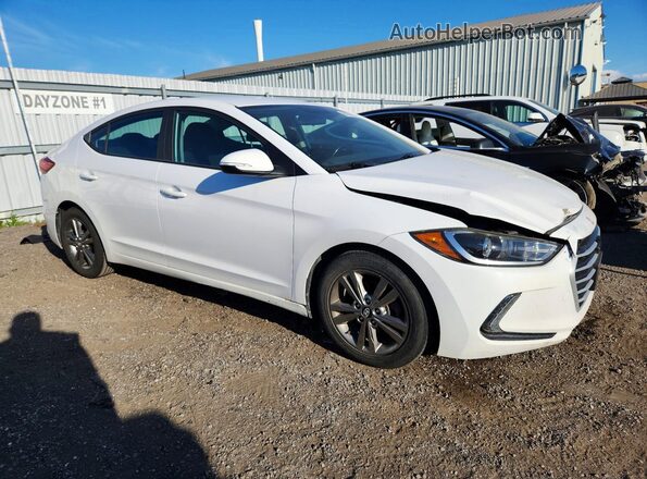 KMHD84LF9HU267901 2017 HYUNDAI ELANTRA White Przód prawy