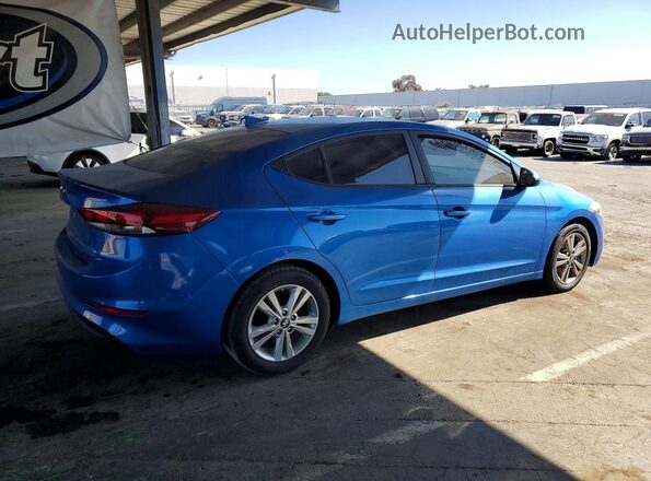 KMHD84LF9HU273570 2017 HYUNDAI ELANTRA Blue Rear right