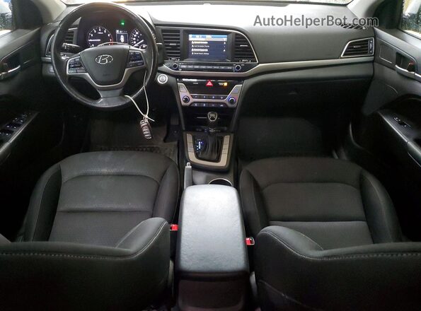 KMHD84LF9HU404027 2017 HYUNDAI ELANTRA Silver წინა პანელის ხედი