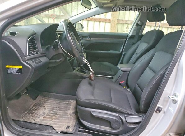 KMHD84LF9HU404027 2017 HYUNDAI ELANTRA Silver წინა სალონის ხედი