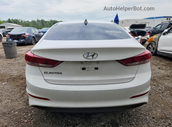 KMHD84LF9JU455727 2018 HYUNDAI ELANTRA White უკანა ხედი