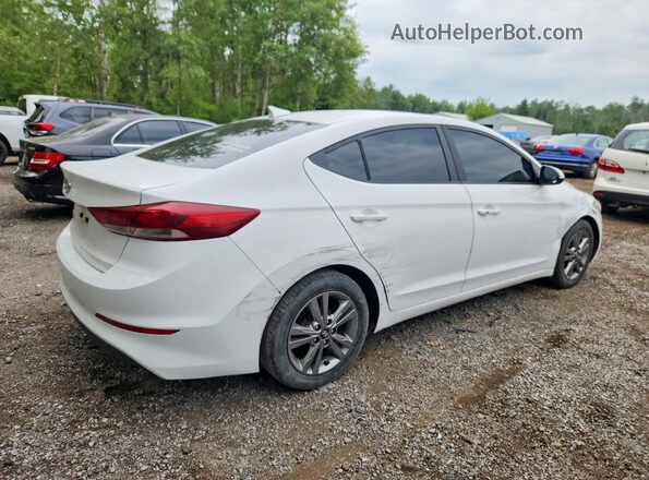 KMHD84LF9JU455727 2018 HYUNDAI ELANTRA White უკანა მარჯვენა