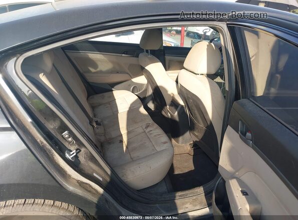 KMHD84LF9JU493152 2018 HYUNDAI ELANTRA Black VIN sticker view