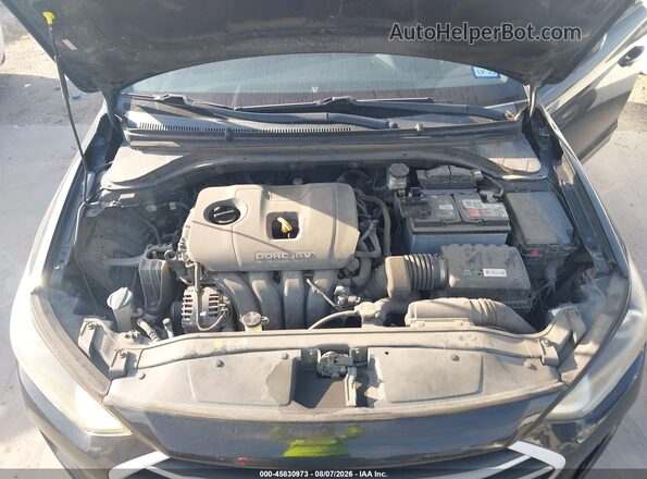 KMHD84LF9JU493152 2018 HYUNDAI ELANTRA Black Rear view