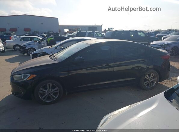 KMHD84LF9JU493152 2018 HYUNDAI ELANTRA Black 360 interior view