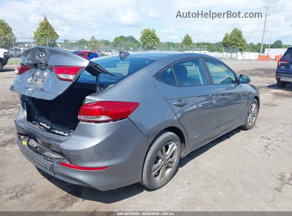KMHD84LF9JU609773 2018 HYUNDAI ELANTRA Gray Tył prawy