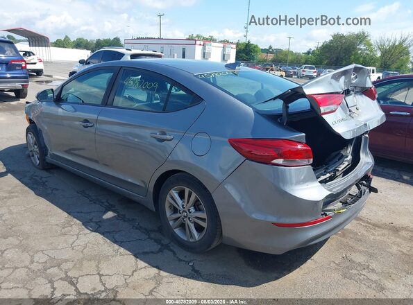 KMHD84LF9JU609773 2018 HYUNDAI ELANTRA Gray Tył lewy