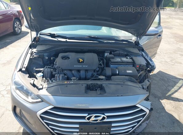 KMHD84LF9JU609773 2018 HYUNDAI ELANTRA Gray Widok z tyłu
