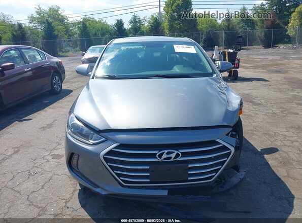 KMHD84LF9JU609773 2018 HYUNDAI ELANTRA Gray Widok zestawu wskaźników