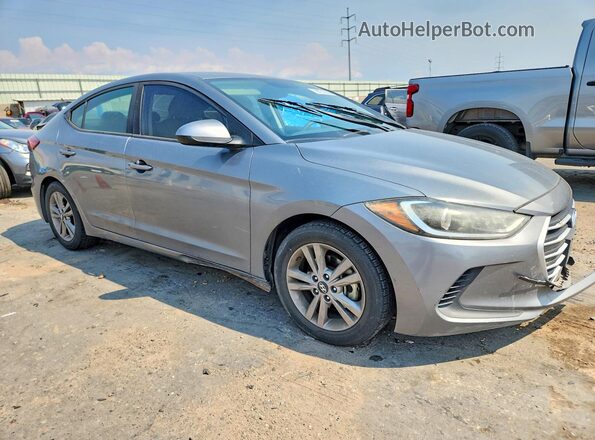 KMHD84LF9JU636360 2018 HYUNDAI ELANTRA Gray Przód prawy