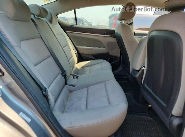 KMHD84LF9JU636360 2018 HYUNDAI ELANTRA Gray Widok tylnych siedzeń