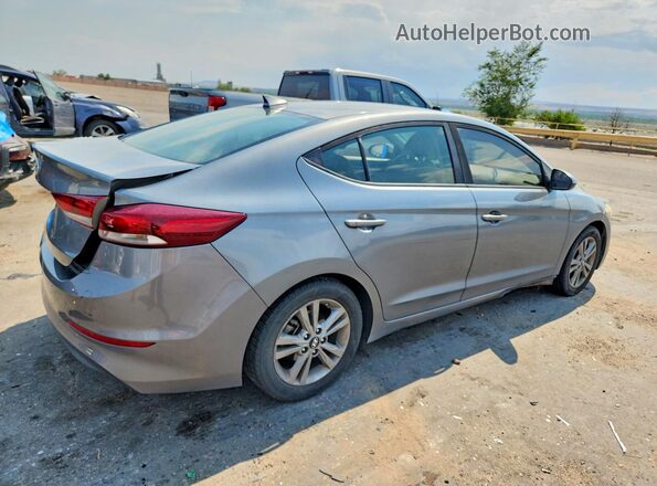 KMHD84LF9JU636360 2018 HYUNDAI ELANTRA Gray Tył prawy
