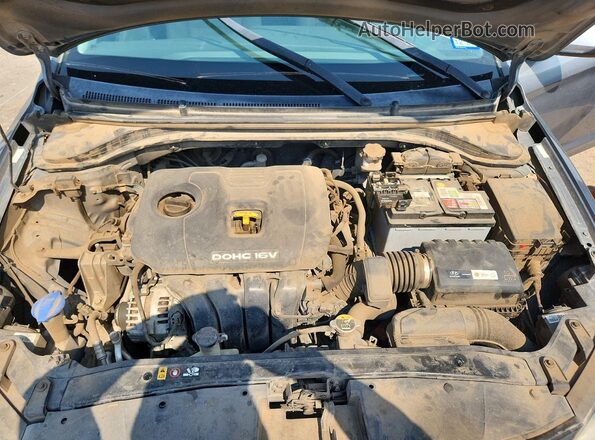 KMHD84LF9JU636360 2018 HYUNDAI ELANTRA Gray Widok wnętrza z tyłu