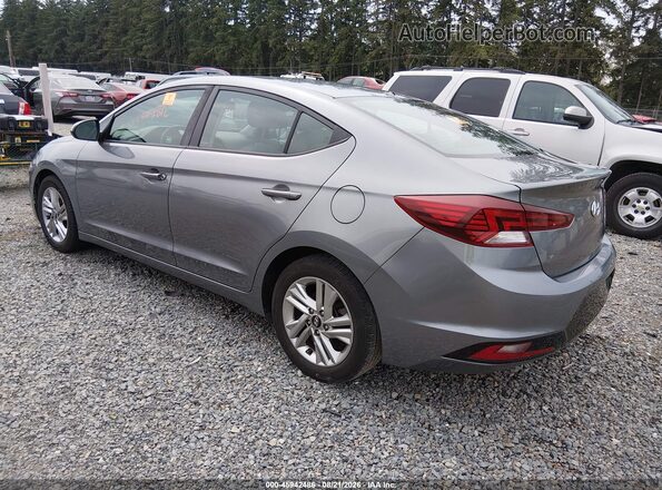 KMHD84LF9KU746908 2019 HYUNDAI ELANTRA Gray უკანა მარცხენა