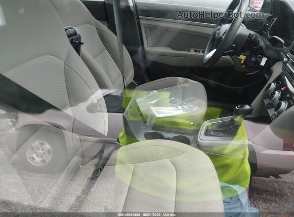 KMHD84LF9KU746908 2019 HYUNDAI ELANTRA Gray წინა სალონის ხედი