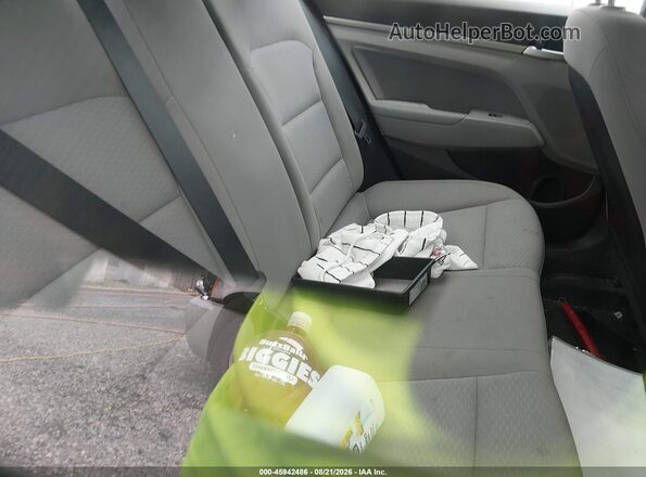 KMHD84LF9KU746908 2019 HYUNDAI ELANTRA Gray VIN კოდის სტიკერის ხედი