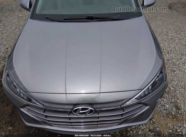 KMHD84LF9KU746908 2019 HYUNDAI ELANTRA Gray უკანა ხედი