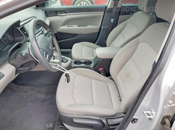 KMHD84LF9KU761814 2019 HYUNDAI ELANTRA Silver Vista interior delantera