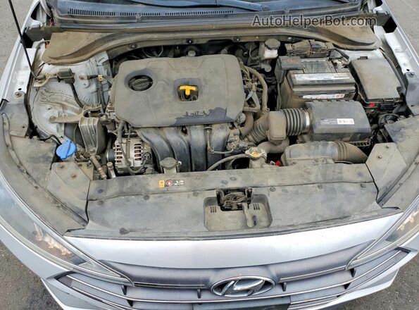 KMHD84LF9KU761814 2019 HYUNDAI ELANTRA Silver Vista interior trasera