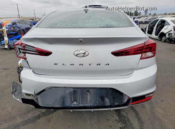 KMHD84LF9KU761814 2019 HYUNDAI ELANTRA Silver Vista trasera
