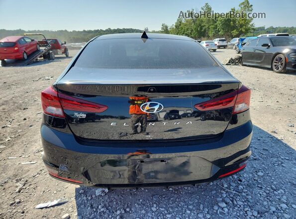KMHD84LF9KU778032 2019 HYUNDAI ELANTRA Черный Вид сзади