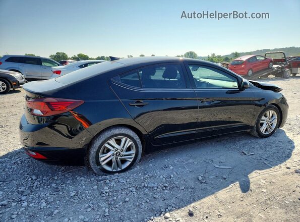 KMHD84LF9KU778032 2019 HYUNDAI ELANTRA Черный Задняя правая четверть