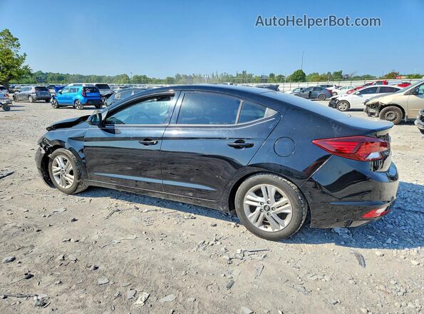 KMHD84LF9KU778032 2019 HYUNDAI ELANTRA Черный Задняя левая четверть
