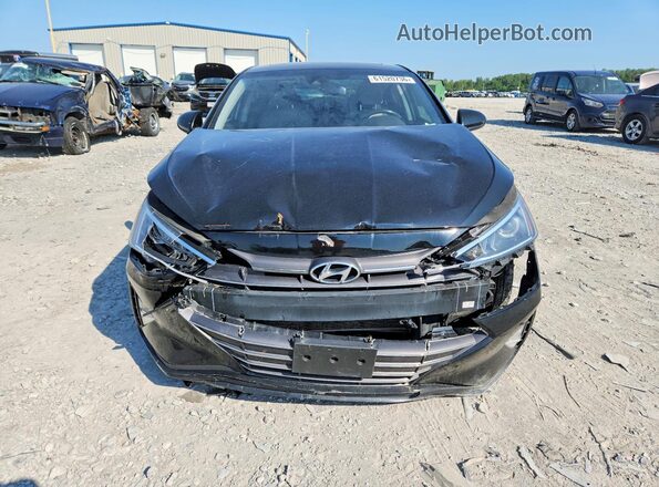 KMHD84LF9KU778032 2019 HYUNDAI ELANTRA Черный Вид спереди