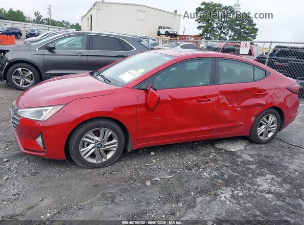 KMHD84LF9LU036652 2020 HYUNDAI ELANTRA Red Դիմացի տեսք