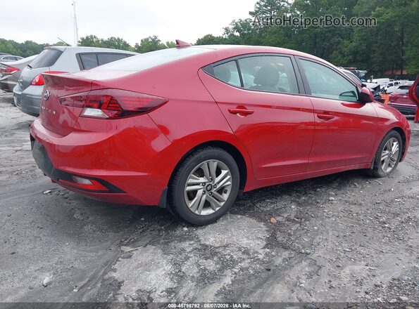 KMHD84LF9LU036652 2020 HYUNDAI ELANTRA Red Հետևի աջ
