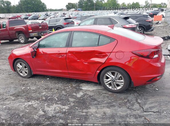 KMHD84LF9LU036652 2020 HYUNDAI ELANTRA Red Սալոնի 360 աստիճան տեսք