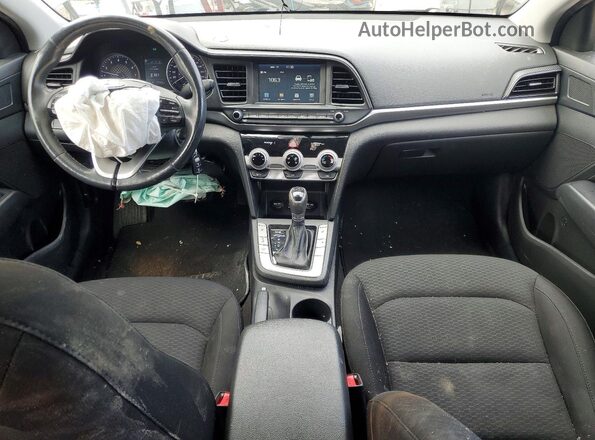 KMHD84LF9LU101631 2020 HYUNDAI ELANTRA Black Dashboard view