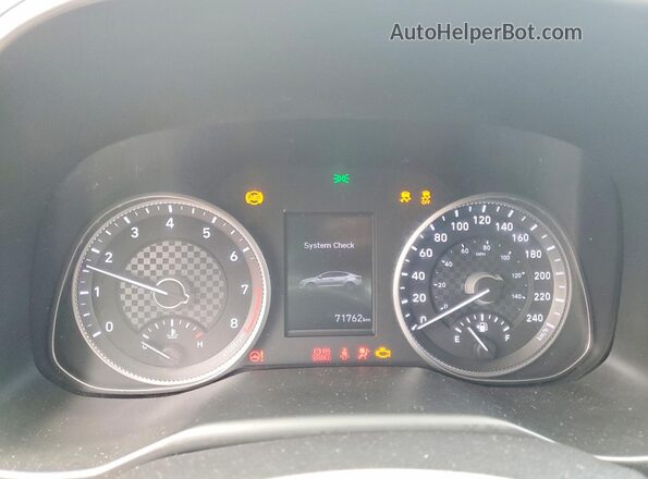 KMHD84LF9LU101631 2020 HYUNDAI ELANTRA Black Instrument cluster view