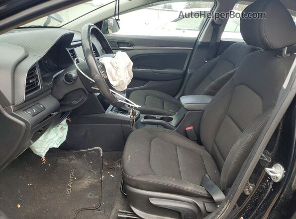 KMHD84LF9LU101631 2020 HYUNDAI ELANTRA Black Front interior view