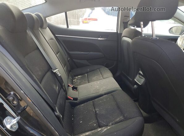 KMHD84LF9LU101631 2020 HYUNDAI ELANTRA Black Rear seats view