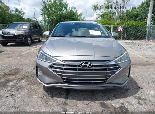KMHD84LF9LU105842 2020 HYUNDAI ELANTRA Серый Вид щитка приборов