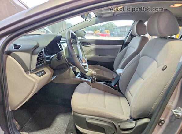 KMHD84LF9LU941585 2020 HYUNDAI ELANTRA Gray Vista interior delantera