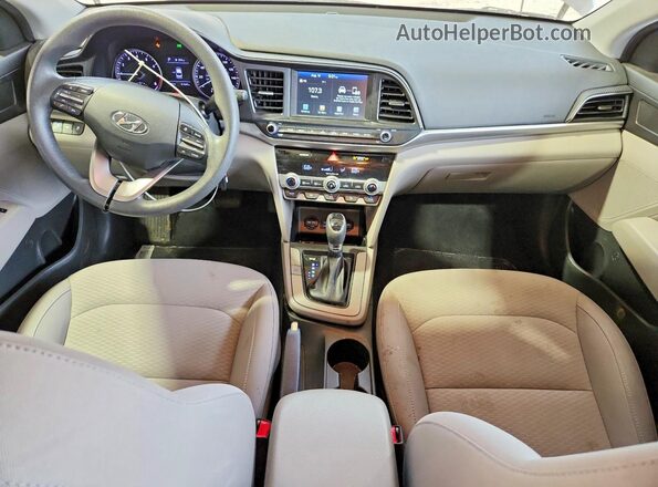 KMHD84LF9LU941585 2020 HYUNDAI ELANTRA Gray Vista del salpicadero