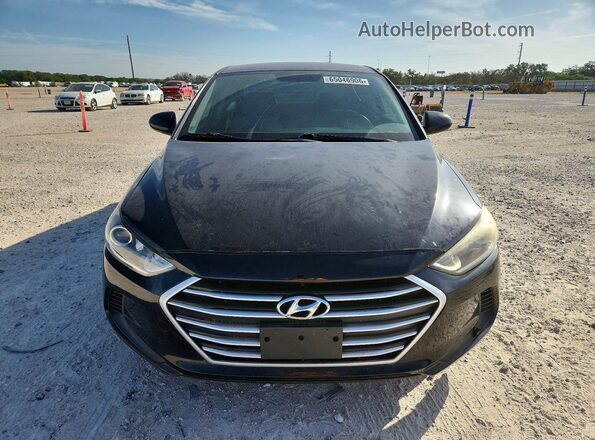 KMHD84LFXHU061101 2017 HYUNDAI ELANTRA Black Вид спереду